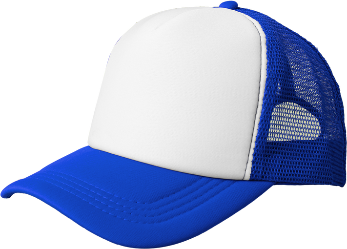 Blue trucker hat